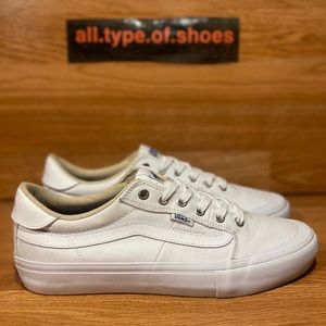 Vans Oldskool Pro All White Size 10